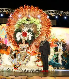 Verónica Reinoso González, Reina del Carnaval de Candelaria 2017. · foto 1
