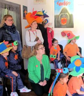 Alumnos del CEIP Agustín Espinosa estrenan El Museo de los Cuentos por el que pasarán 3.500 escolares. · foto 2