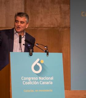 Aprobado el informe político y de gestión de Coalición Canaria defendido por José Miguel Barragán. · foto 2