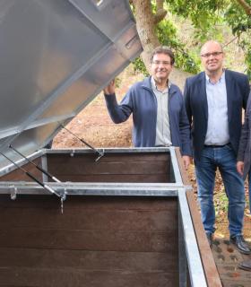 El Cabildo de La Palma inaugura el primer punto de compostaje comunitario de Canarias en Puntallana. · foto 4