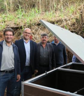 El Cabildo de La Palma inaugura el primer punto de compostaje comunitario de Canarias en Puntallana. · foto 3