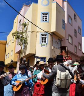Los vecinos de Gáldar festejaron a la Virgen de la Vega. · foto 1