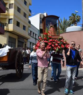Los vecinos de Gáldar festejaron a la Virgen de la Vega. · foto 5
