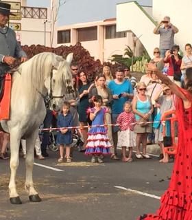 La Feria de Abril viste de luces y flamenco Caleta de Fuste. · foto 1