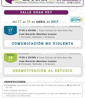 El programa Educar en Familia llega el lunes a Valle Gran Rey para fomentar la comunicación entre padres e hijos. · foto 1