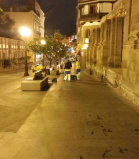 Limpieza retira 8.500 kilos de residuos tras la celebración de la Nochevieja en Las Palmas de Gran Canaria · foto 1