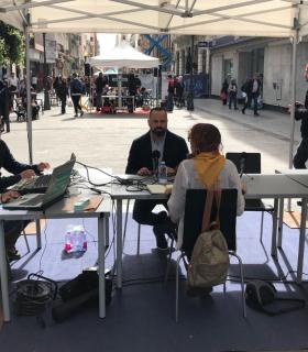 El Ayuntamiento de Las Palmas de Gran Canaria desarrolla un taller de radio organizado por jóvenes en la calle Triana · foto 3