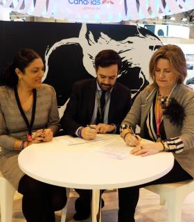 El Ayuntamiento del Puerto de la Cruz y Turisfera firman un convenio de colaboración para la promoción y divulgación de la innovación entre las empresas del sector turístico · foto 2