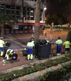 Las Palmas de Gran Canaria: Limpieza retira el último fin de semana de carnaval más de 32.000 kilos de residuos · foto 4