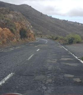 CC en Vilaflor considera necesaria la repavimentación de la TF-565 · foto 2