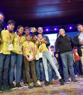 Los equipos Aldeatron Robotix y Cintegra, vencedores de la First Lego League Canarias 2018 · foto 3