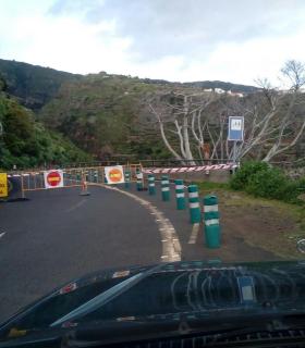 Se ha procedido al CIERRE de las carreteras: LP-105 Los Tilos, LP-109 Las Mimbreras y LP-214 Los Brecitos · foto 2