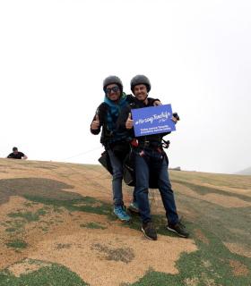 El Cabildo de Tenerife acondiciona la pista que utilizan los parapentistas para despegar en la ladera de Güímar · foto 2