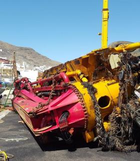 Empieza el traslado al Complejo Ambiental de Zurita de material extraído de Gran Tarajal · foto 3