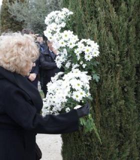 Carmena: El mejor homenaje es seguir caminando para acabar con la violencia · foto 1