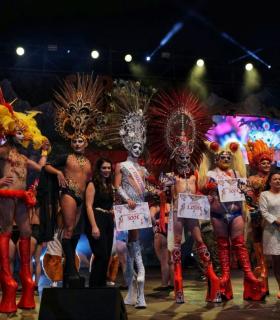 Drag Fresh, con Invocando a la divinidad, se erige como Drag Queen del Carnaval de Los Cristianos 2018 · foto 2