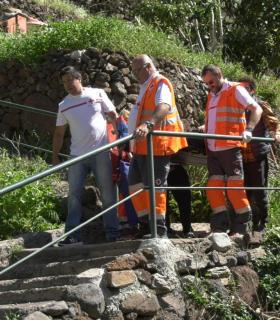 San Sebastián de La Gomera: La Laja acoge un simulacro municipal de incendio · foto 2