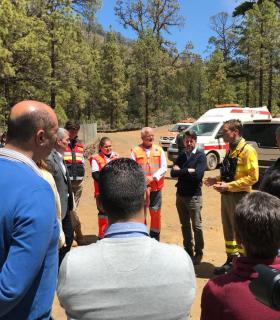 El Cabildo de Tenerife estabiliza el incendio forestal de Granadilla · foto 2