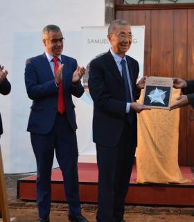 El Premio Nóbel de Física Samuel Ting ya forma parte del Paseo de las Estrellas de la Ciencia de La Palma · foto 3