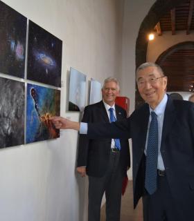 El Premio Nóbel de Física Samuel Ting ya forma parte del Paseo de las Estrellas de la Ciencia de La Palma · foto 5