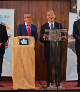 El Premio Nóbel de Física Samuel Ting ya forma parte del Paseo de las Estrellas de la Ciencia de La Palma · foto 7