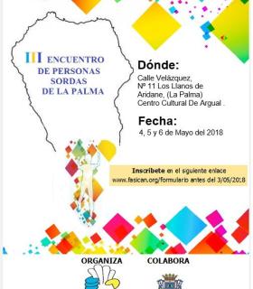 El Cabildo respalda la celebración del tercer Encuentro de Personas Sordas de La Palma · foto 1