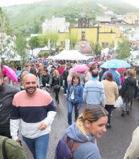 Fiesta del Queso en Montaña Alta con miles de visitantes de toda Gran Canaria fieles a esta cita en las medianías de Guía · foto 9