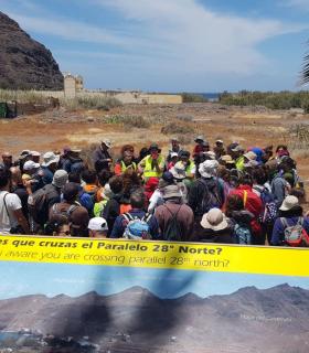 Un centenar de personas participan en el Geolodía La Aldea 2018 · foto 2