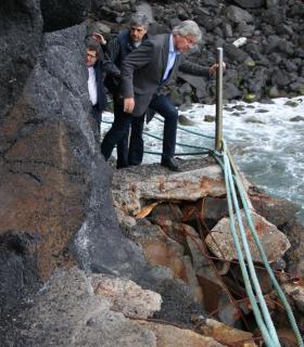 El Ayuntamiento de Tacoronte coordina con Costas la reparación urgente del sendero que une El Pris y Mesa del Mar · foto 1