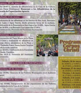 Se presentan las actividades por la festividad de Corpus Christi y la Romería de San Isidro Labrador en Tacoronte · foto 1