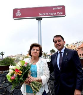 Santa Cruz de Tenerife da el nombre de un puente al matemático y profesor Nácere Hayek · foto 2