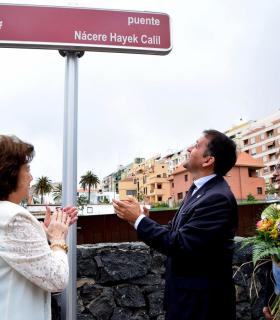 Santa Cruz de Tenerife da el nombre de un puente al matemático y profesor Nácere Hayek · foto 3