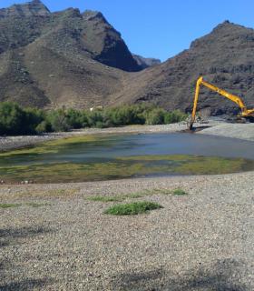 La Aldea de San Nicolás: Acondicionando el charco · foto 3