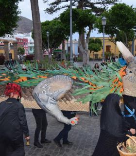 Gáldar revivió La Tarasca con una gran participación de vecinos en la víspera del Corpus · foto 3