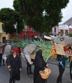 Gáldar revivió La Tarasca con una gran participación de vecinos en la víspera del Corpus · foto 9