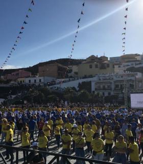Candelaria: Superado el récord Guinness de tiempo bailando la modalidad de rueda de casino · foto 1