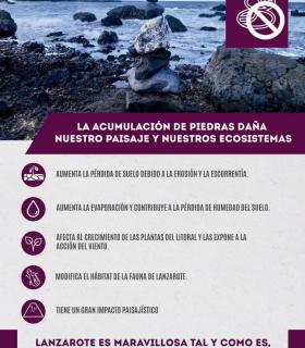 La Reserva de la Biosfera y el Geoparque Lanzarote y Archipiélago Chinijo lanzan la campaña Lanzarote es maravillosa tal y como es. Sin mover ni una sola piedra · foto 1