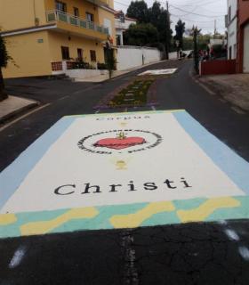 Los vecinos de Pedro Álvarez plasman la tradición de su Corpus Christi con una veintena de tapices · foto 3