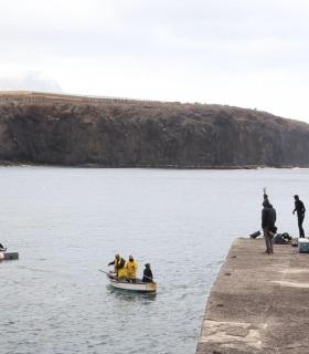 Sardina de Gáldar plató  de la nueva película de Alejo Flash Taxi a Gibraltar · foto 2