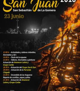 Una veintena de hogueras iluminarán la noche de San Juan en San Sebastián de La Gomera · foto 1
