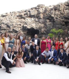 La Escuela Universitaria de Turismo de Lanzarote celebró en Jameos del Agua el acto de Graduación y entrega de Orlas de la promoción 2014-2018 · foto 5