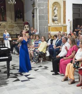 Magistral broche de oro de la soprano guiense Elisandra Melián para el Primer Encuentro de Creadores Guienses en las Fiestas Mayores en honor a la Virgen · foto 5