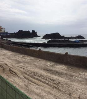 Tacoronte: Costas reanuda las obras en la vía litoral de El Pris, después de varias semanas paralizadas · foto 3