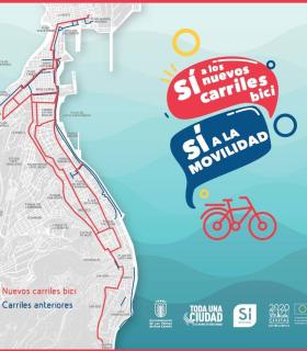 Las Palmas de Gran Canaria: Continúa la campaña informativa sobre el comienzo de la obra de los carriles bici · foto 2