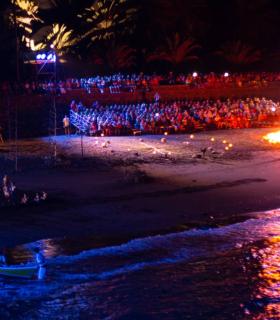 San Sebastián de La Gomera: La Virgen de Guadalupe volvió a ‘aparecerse’ en la playa de la Cueva · foto 2