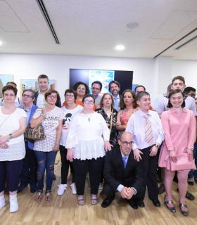 Abre sus puertas la exposición *Diversos* de Giro-Arte con 46 obras realizadas por personas con discapacidad · foto 1