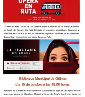 La Biblioteca Municipal de Güímar disfrutará, mañana lunes, de una amena charla sobre la ópera La italiana en Argel · foto 1