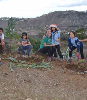 SAGULPA colabora con el grupo Scouts Exploradores de Canarias para una jornada de reforestación · foto 2