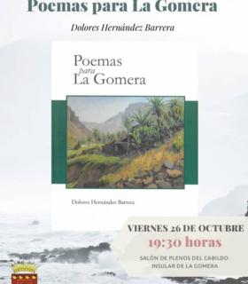 El Cabildo acoge este viernes la presentación del libro ‘Poemas para La Gomera’ · foto 1