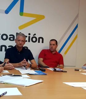 La Ejecutiva insular de CC muestra su agradecimiento a quienes han hecho realidad el Estatuto de Autonomía de Canarias · foto 1